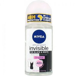 Nivea Deoroller Invisible Black & White Original | Drogist Solo