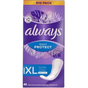 Always Inlegkruisjes Daily Protect Extra Long 42 stuks Big Pack