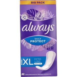 Always Inlegkruisjes Daily Protect Extra Long Big Pack 42 stuks