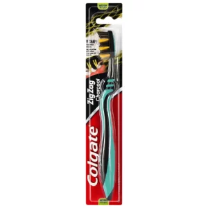 Colgate Tandenborstel Zig Zag Charcoal Medium