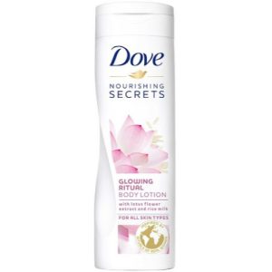 Dove Body Lotion Glowing Care Lotus Flower