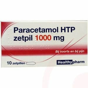 Healthypharm Paracetamol Zetpil 1000mg