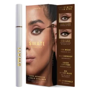 Swati Liquid Eyeliner Lash Adhese Vanta Shade Brown