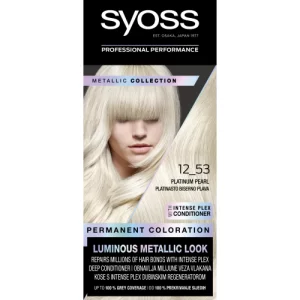 Syoss Syoss Color Creme Haarverf Metallic 12-53 Platinum Pearl