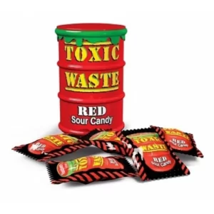 Toxic Waste Red Sour Candy Drum 42 gram