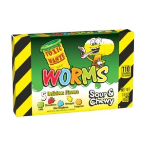 Toxic Waste Sour Gummy Worms 85 gram