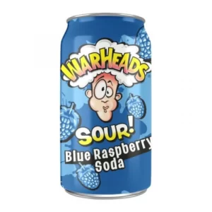 Warheads Blue Raspberry Sour Soda 355ml