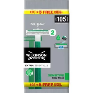 Wilkinson Sword Sensitive Extra 2 10+5 Wegwerpmesjes